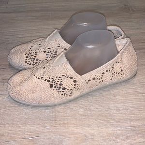 Bahama Bay nude color slip on loafer flats